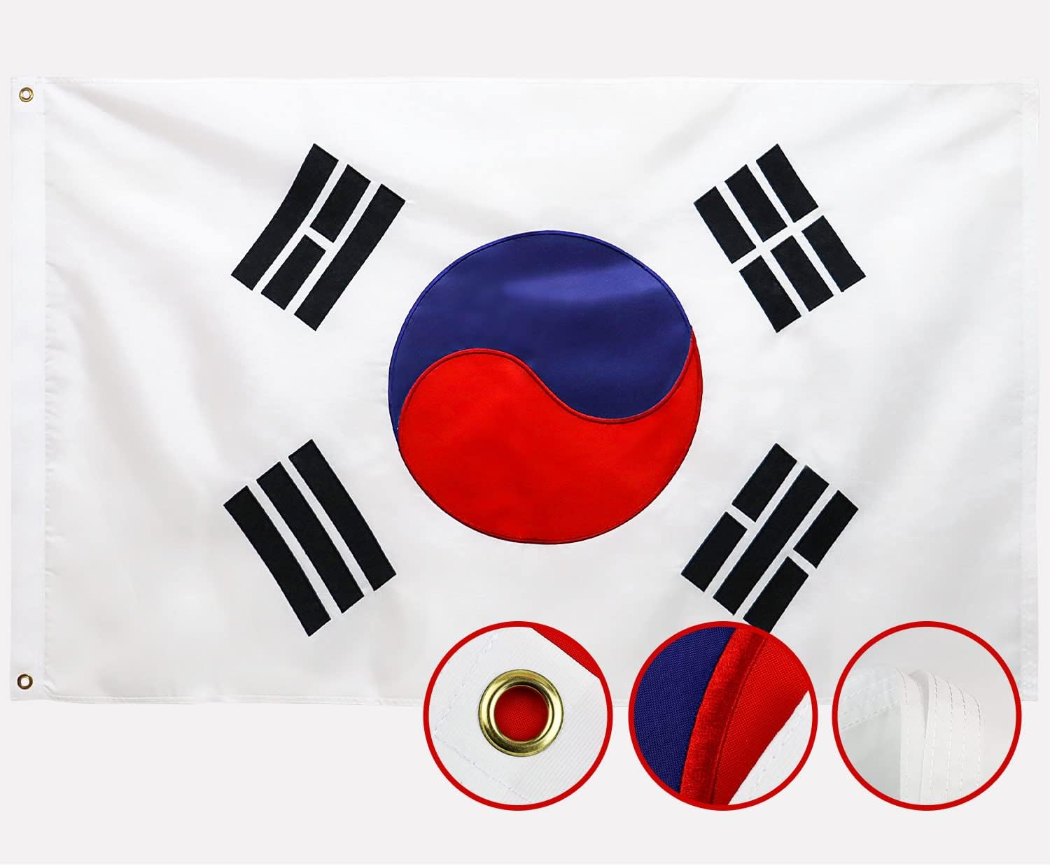扶风韩国国旗 3x5ft